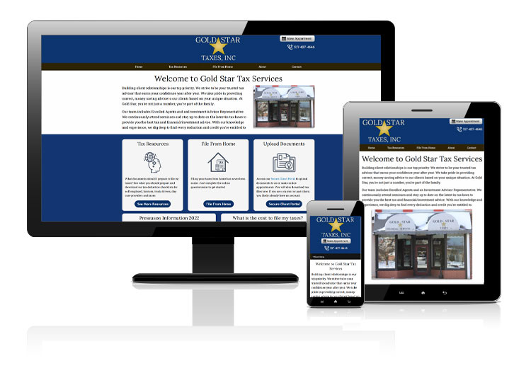 Website Design for Tax Services